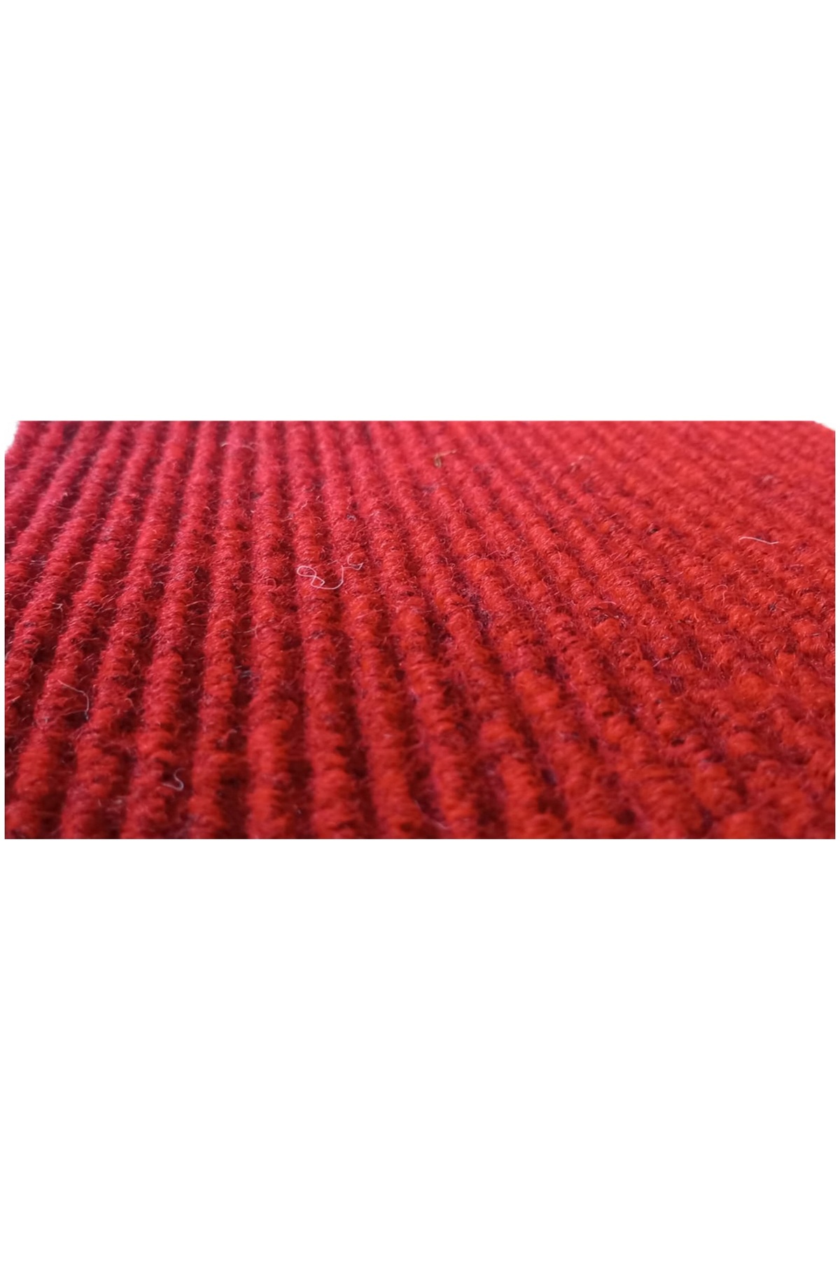 Çelik Halı 1 x 12 metre Kırmzı Kaymaz Taban Kesme Yolluk Iş Yeri Ofis Oto Paspası kaliteli