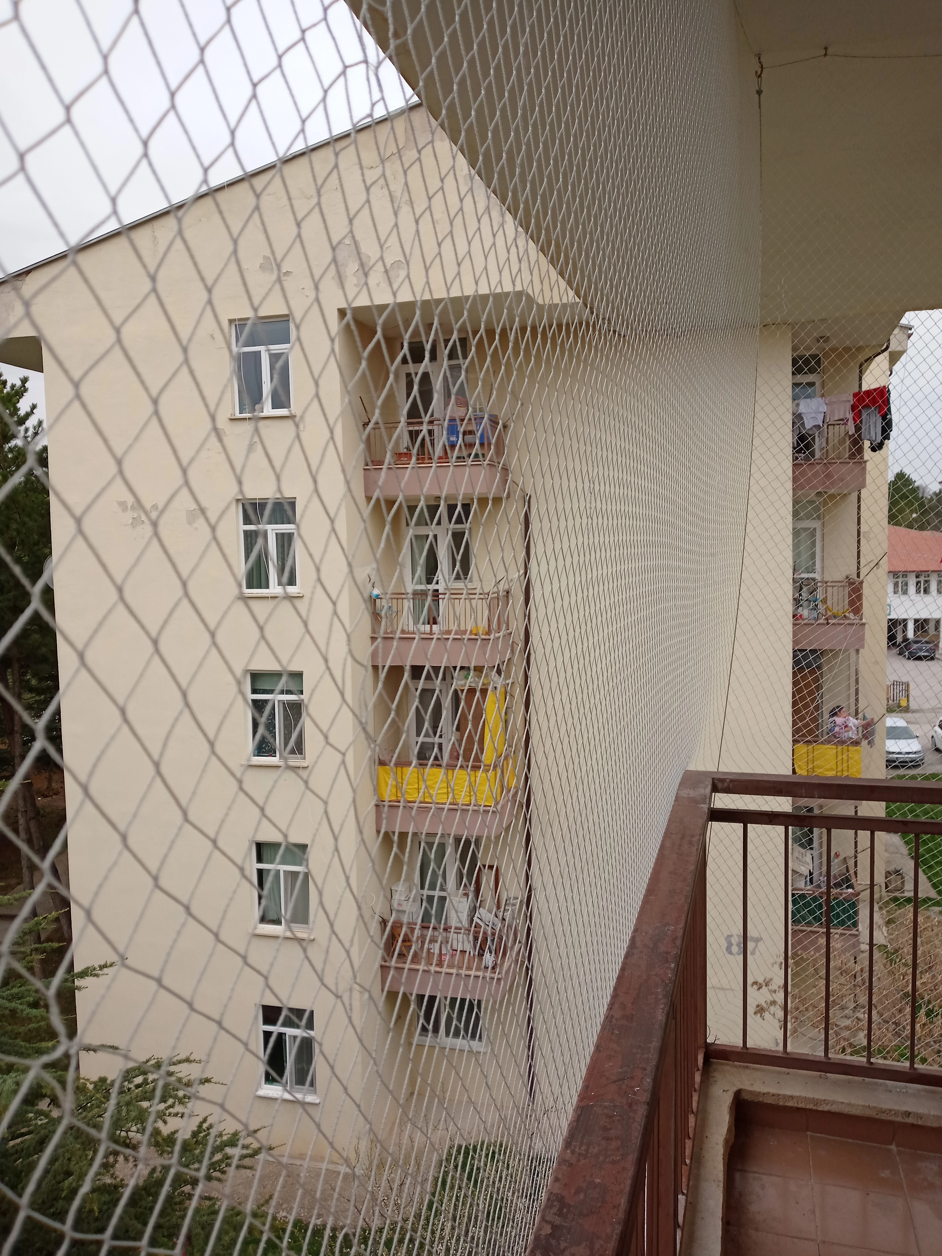 En 3 Metre Balkon Güvenlik Kedi Çocuk Filesi 3 mm
