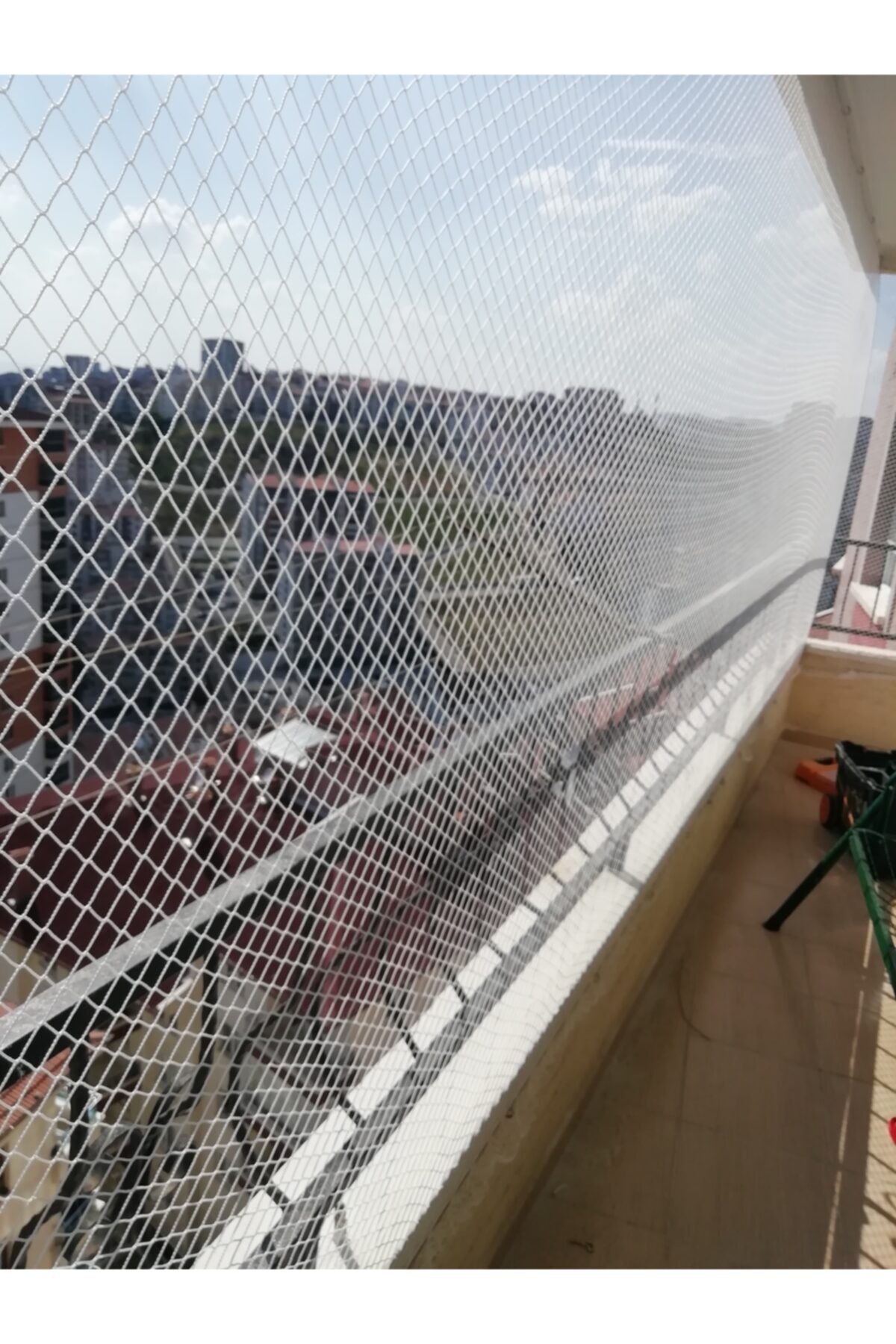 2,50 X 6 Metre Montaj Mağzemeli Kedi Güvenlik Filesi Balkon Kapama Ağı Kalın Kuş Kedi Ağı