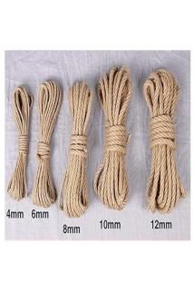 3 mm 5 Metre Jüt Halat Kendir İp Hasır Urgan