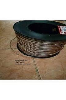 200 Metre Plastik Makaralı Izoleli Çelik Halat 3 Mm Pvc Kaplı Çamaşır Ipi